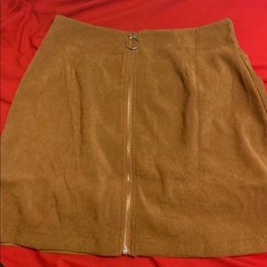 zip up skirt